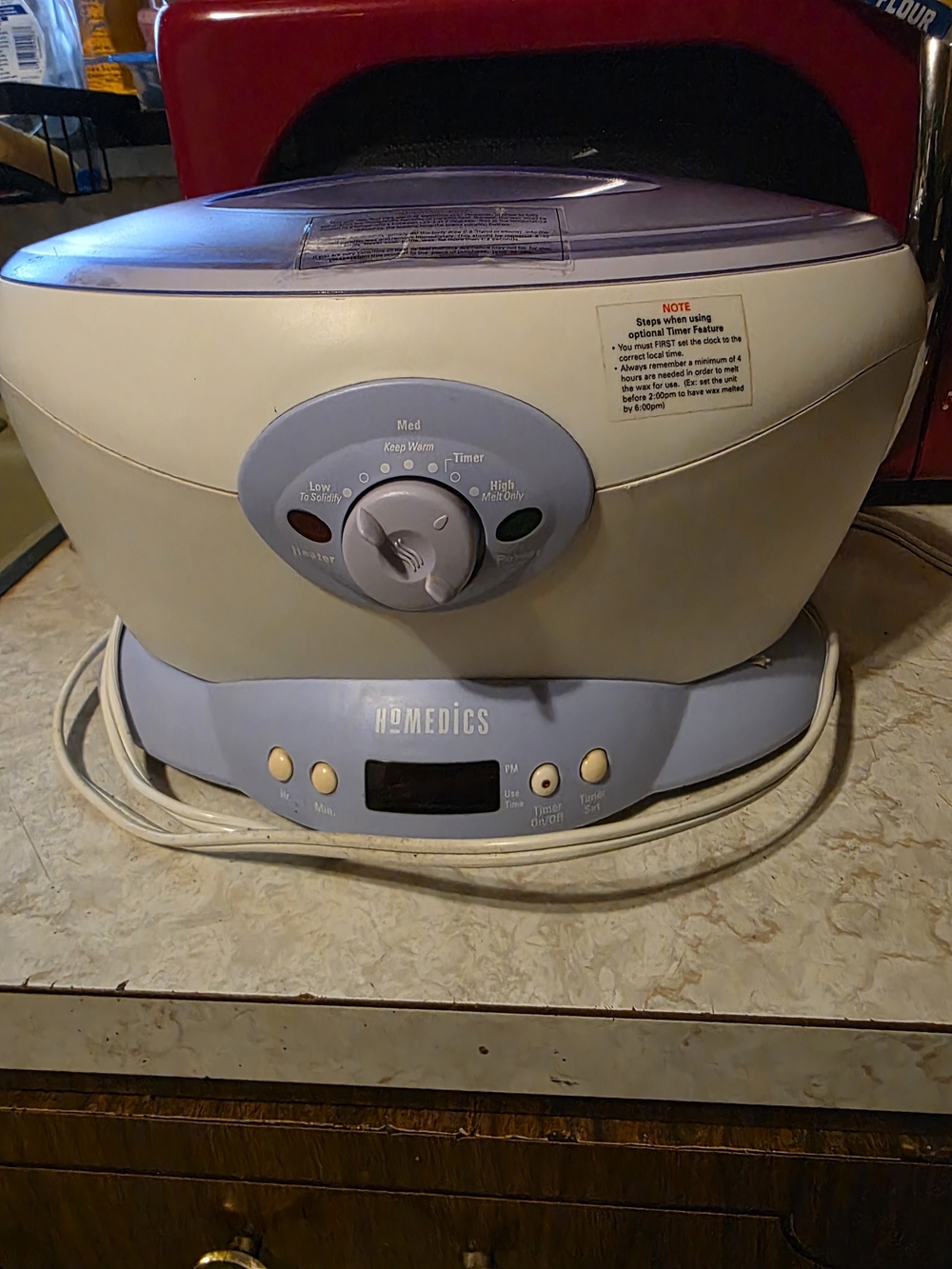 HoMedics Para Spa White & Light Purple
